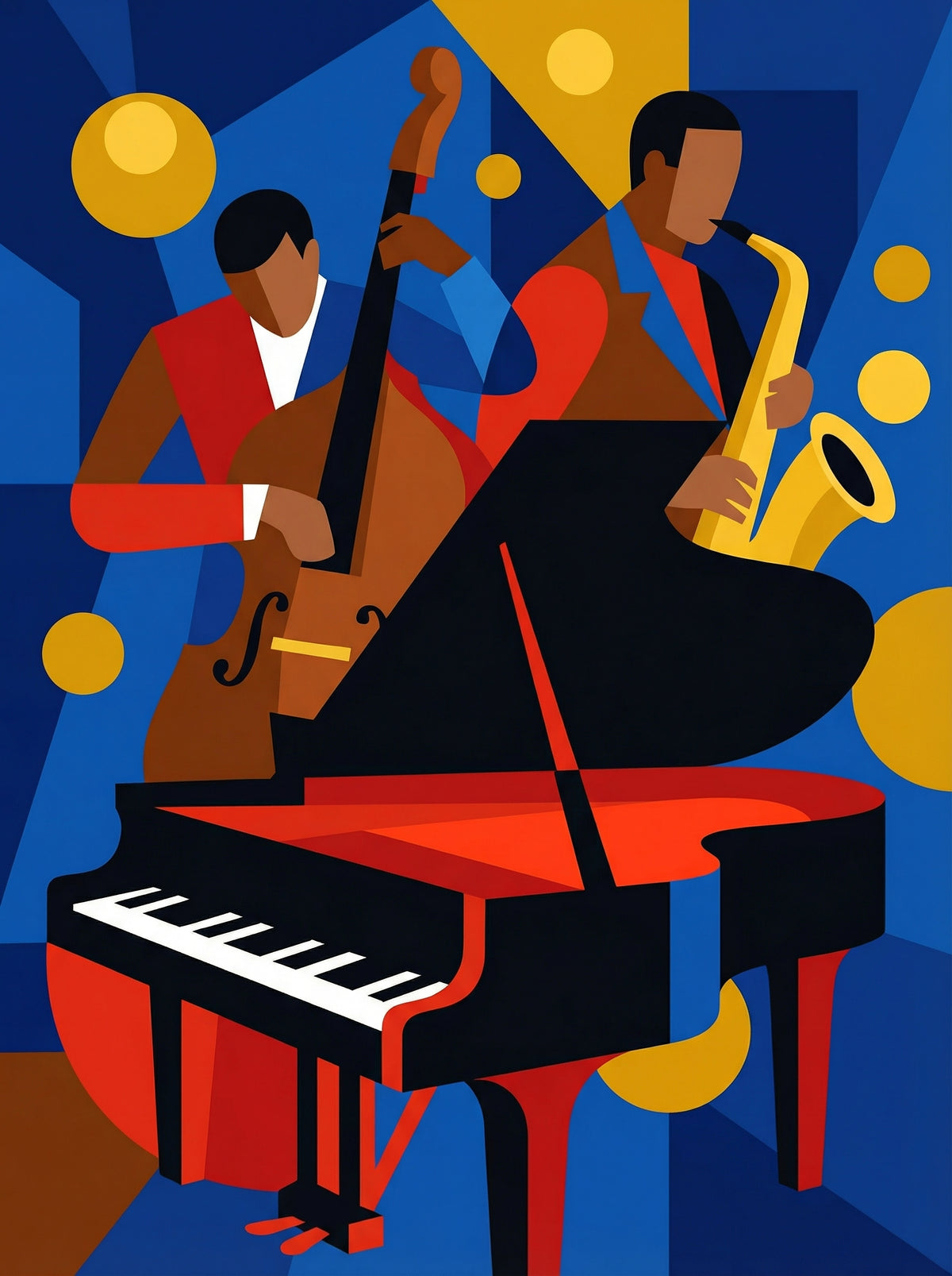 Poster in black frame