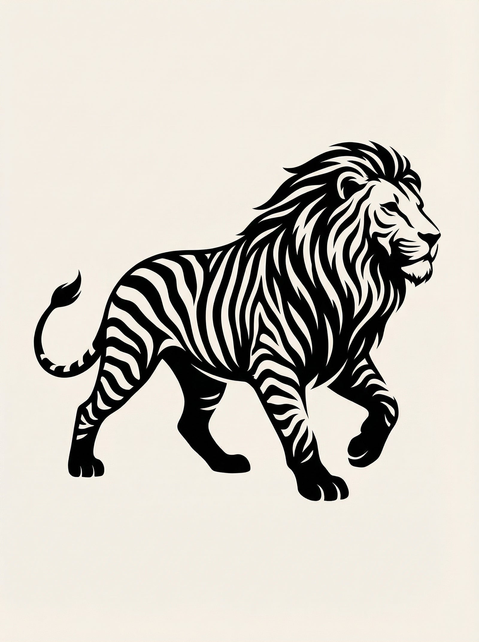 Poster in black frame