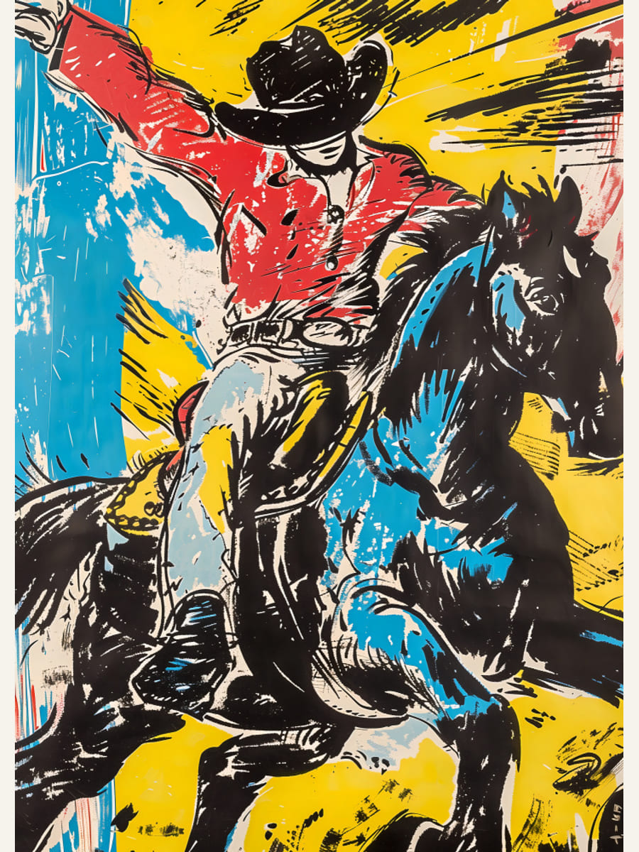 Rodeo Poster – Poster und Kunstdruck