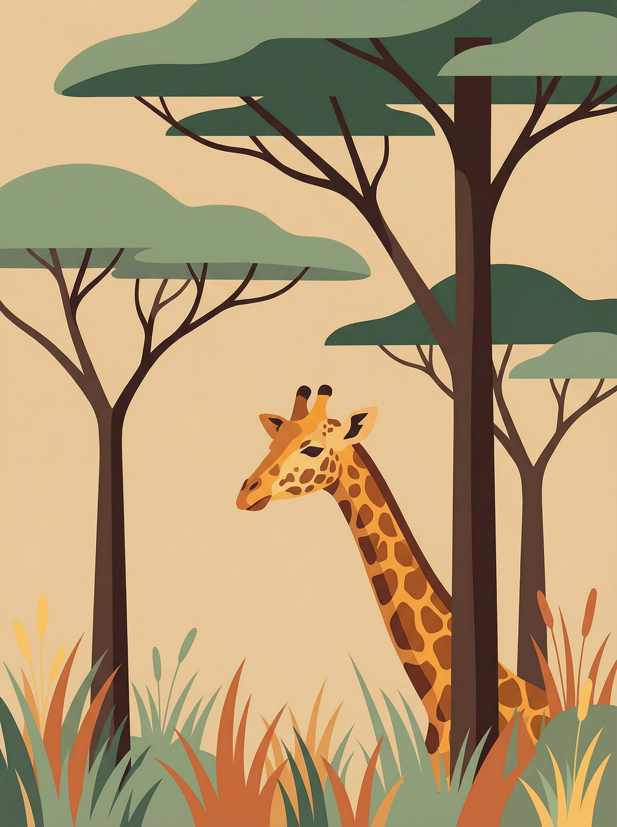 Poster in black frame