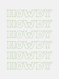 Plakat Sage Green Howdy – plakat i druk artystyczny