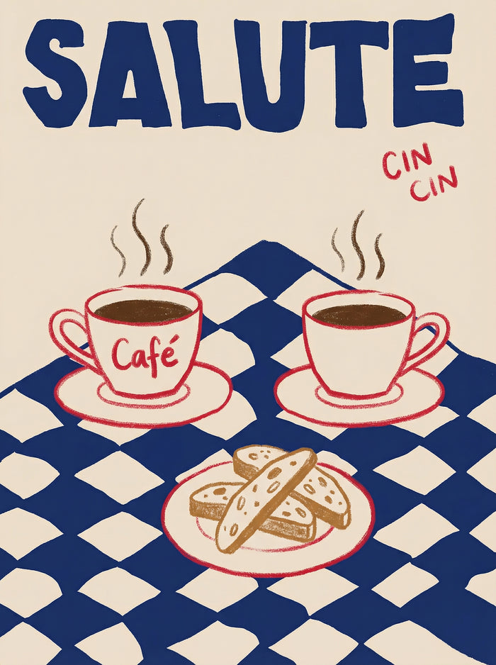 Poster in black frame