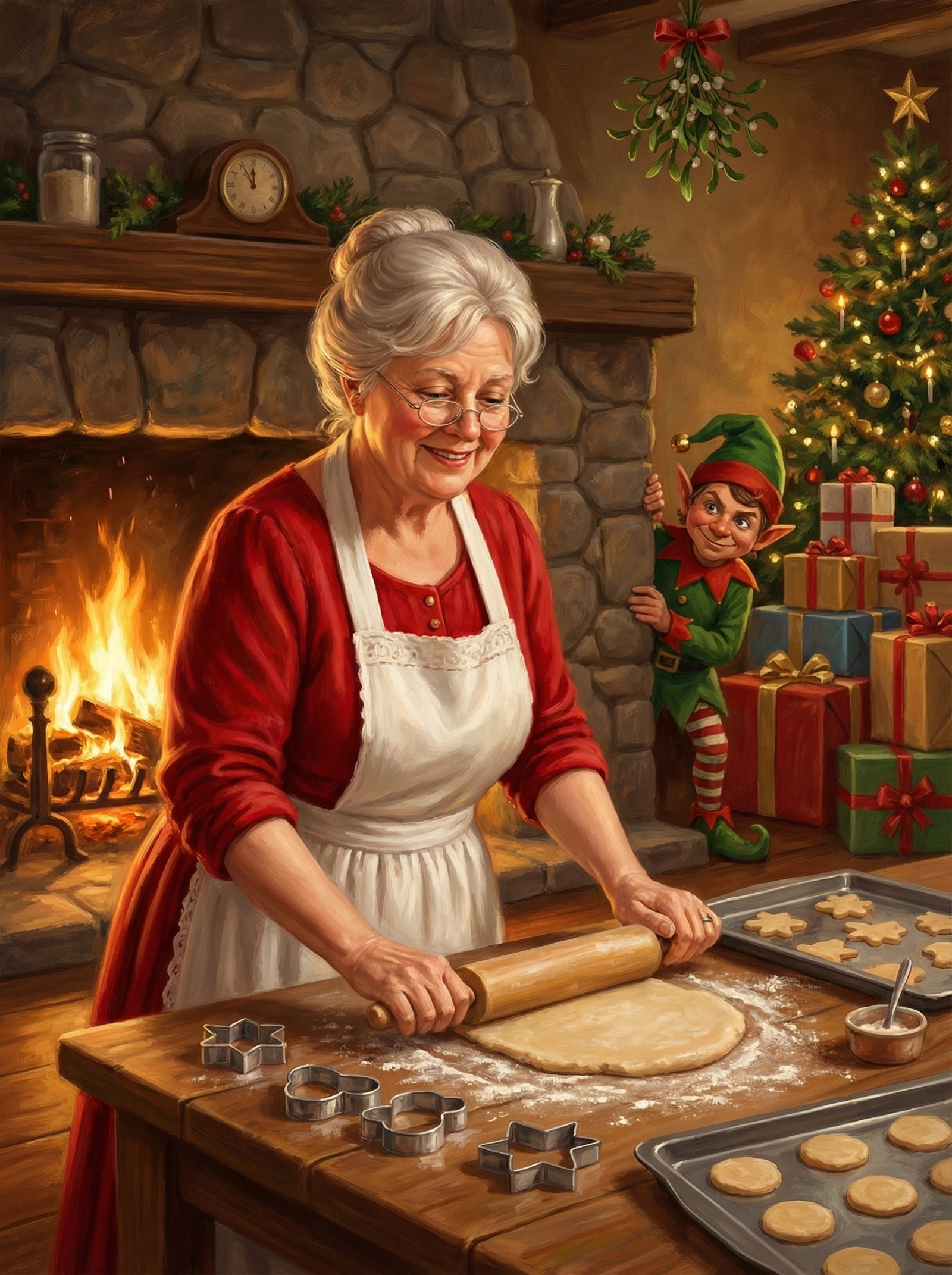 Poster in black frame