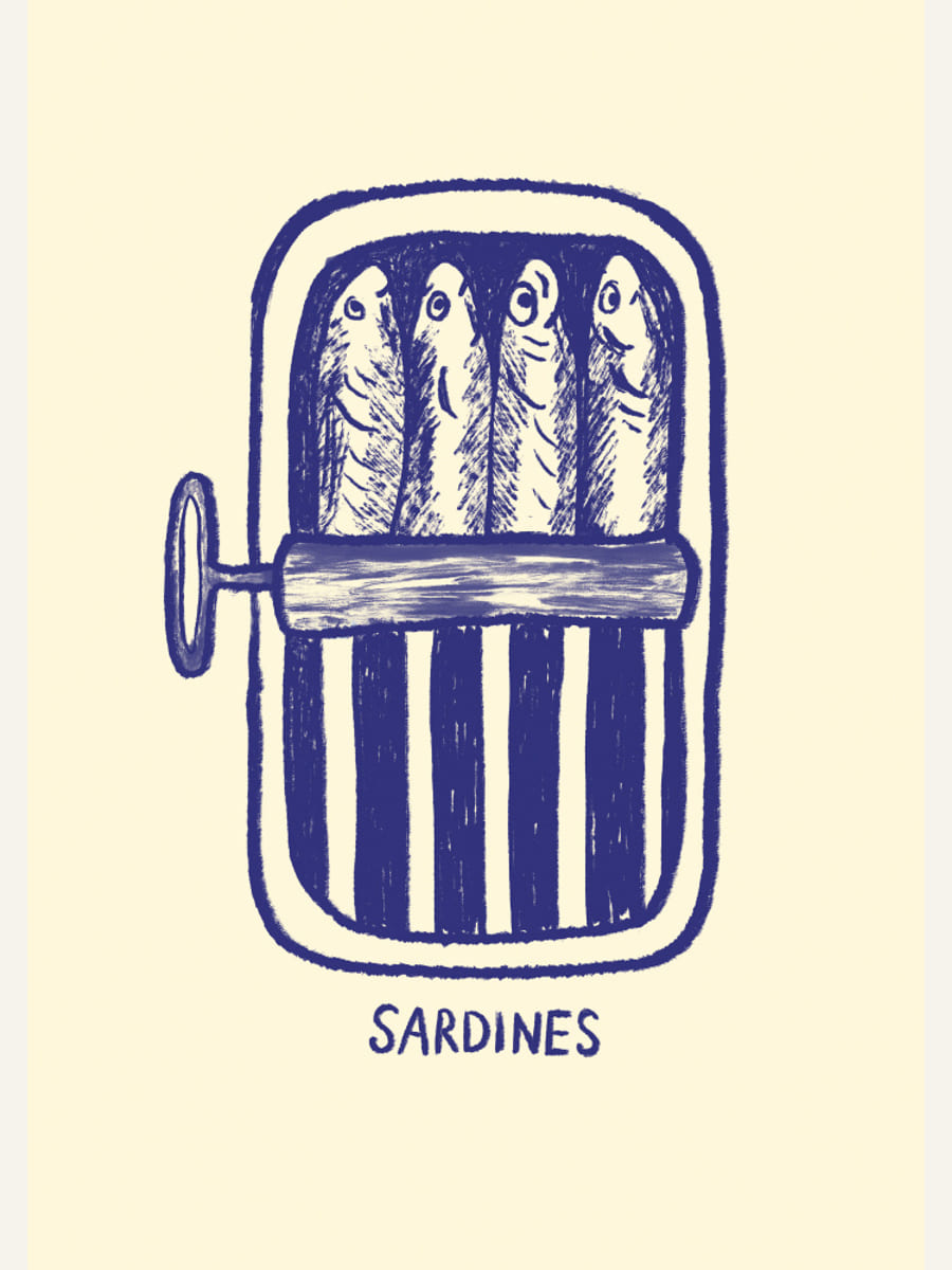 Sardines Poster – poster och konsttryck