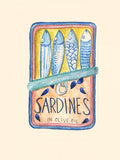 Sardines Poster – Poster und Kunstdruck