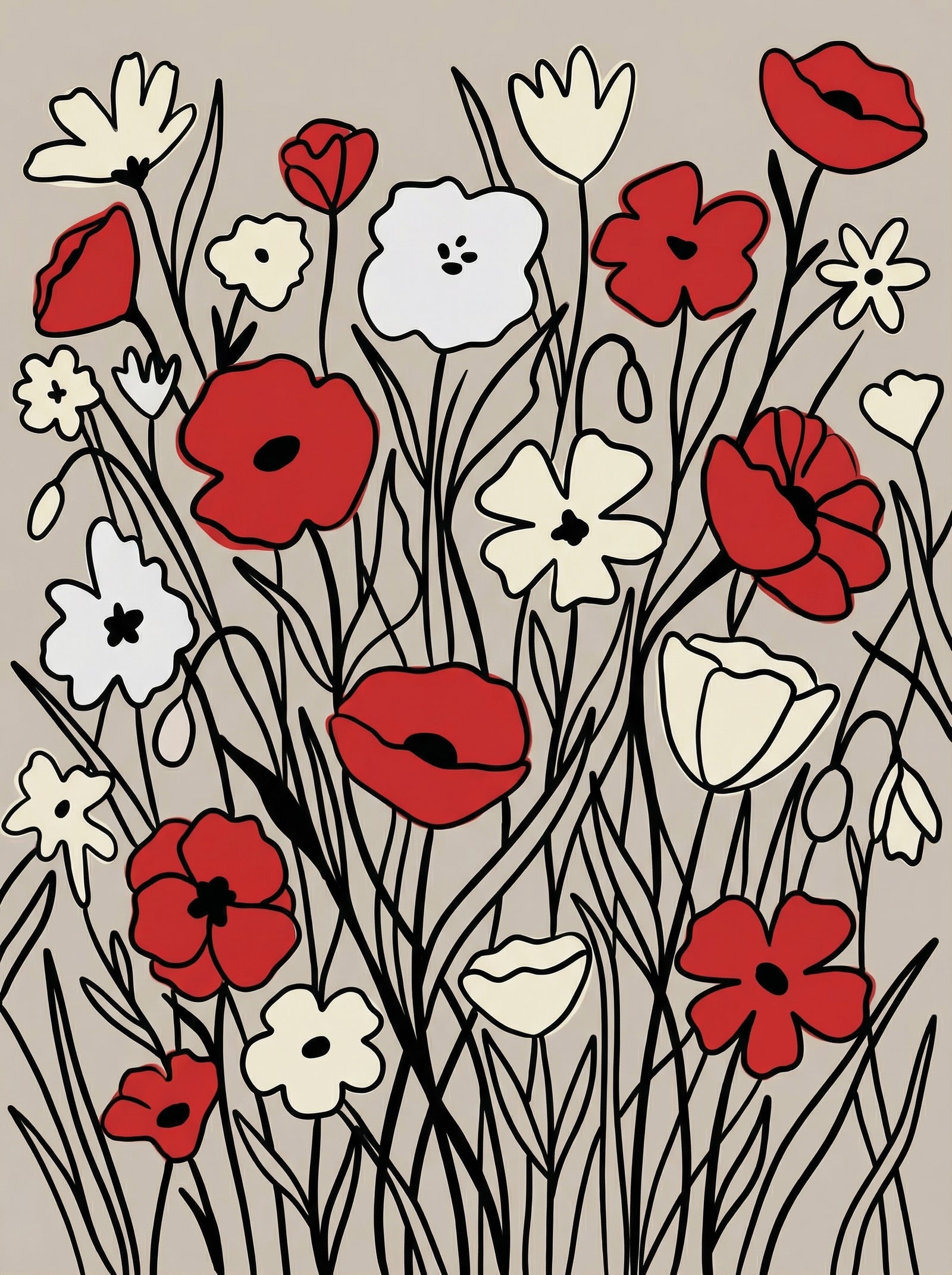 Poster in black frame