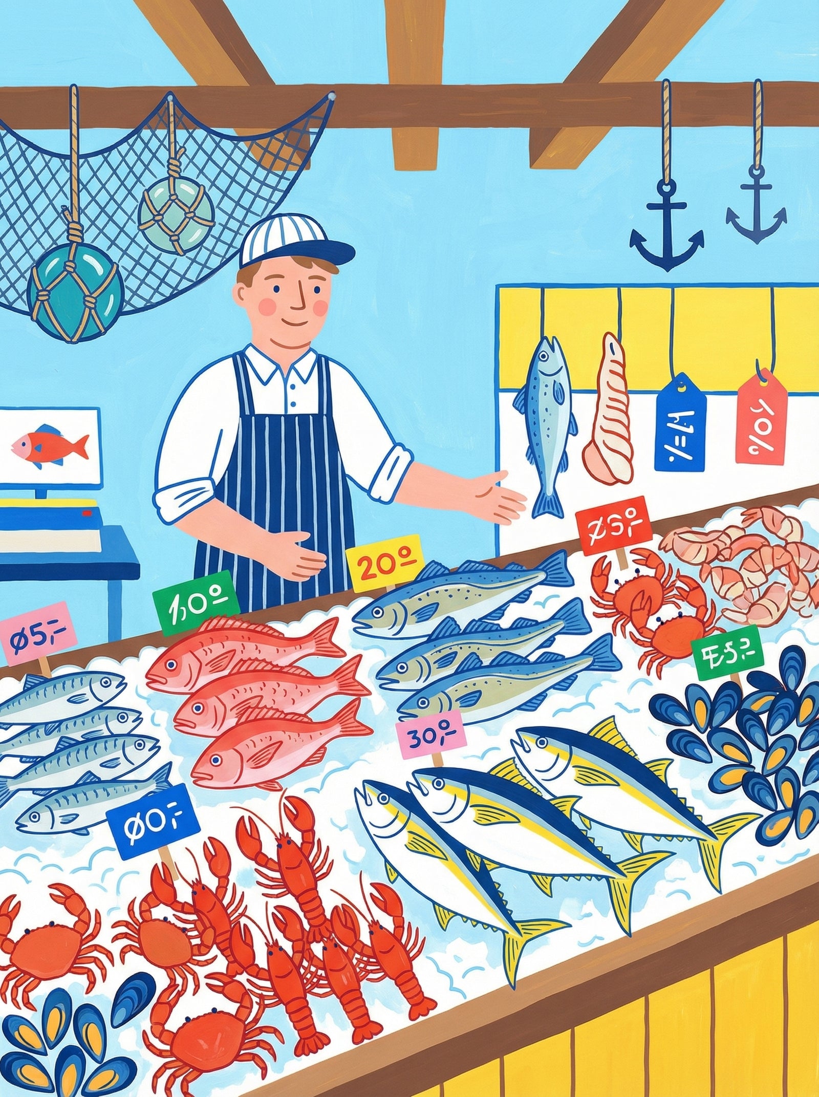 Poster in black frame