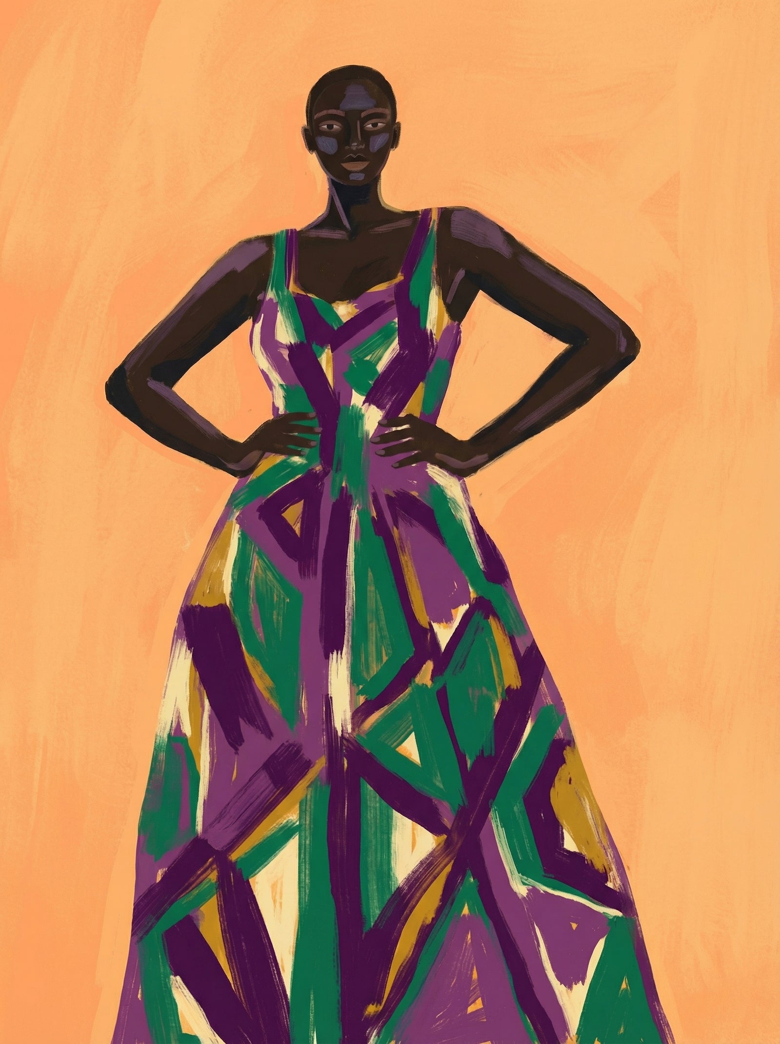 Poster in black frame