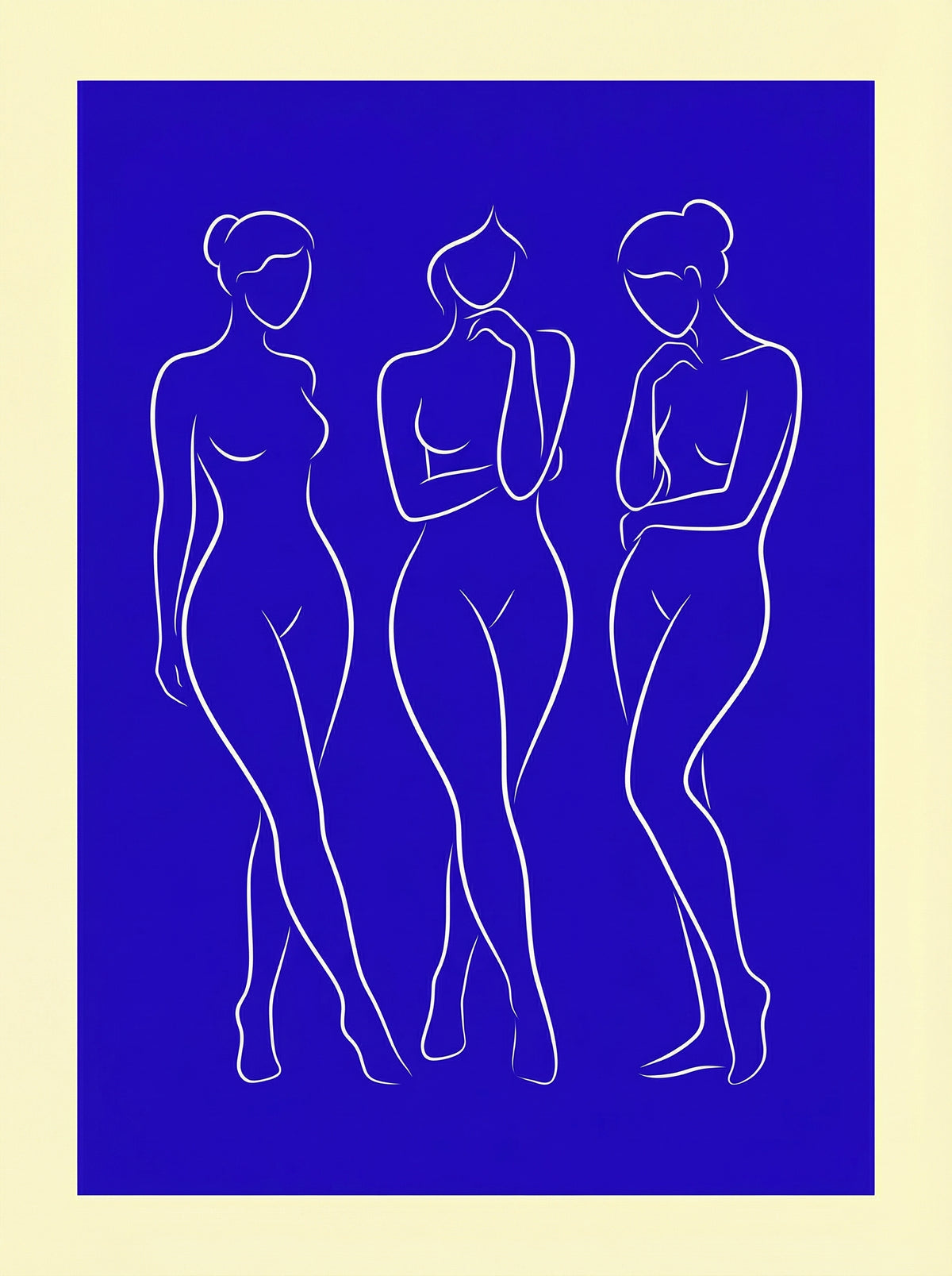 Poster in black frame