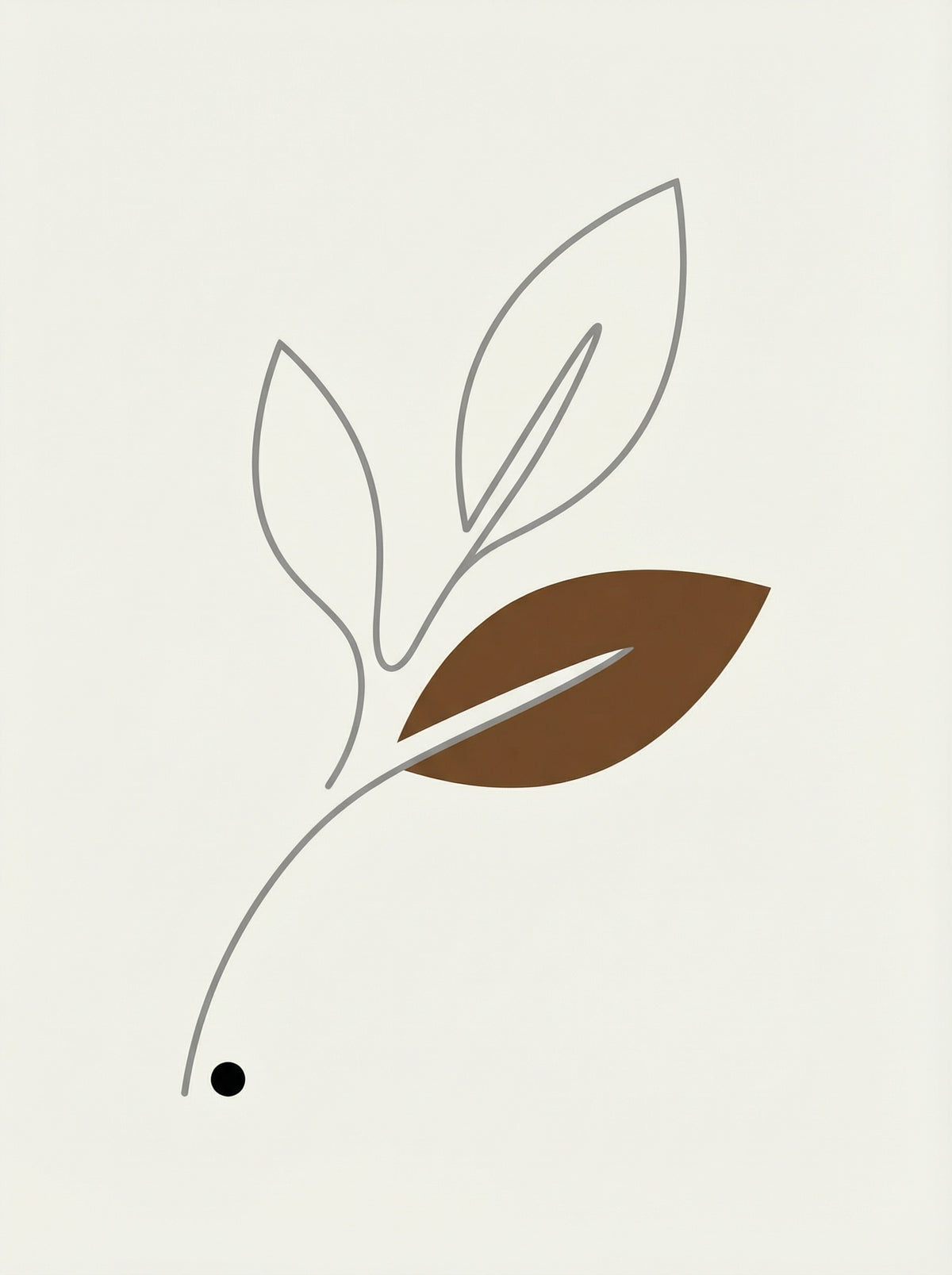 Poster in black frame