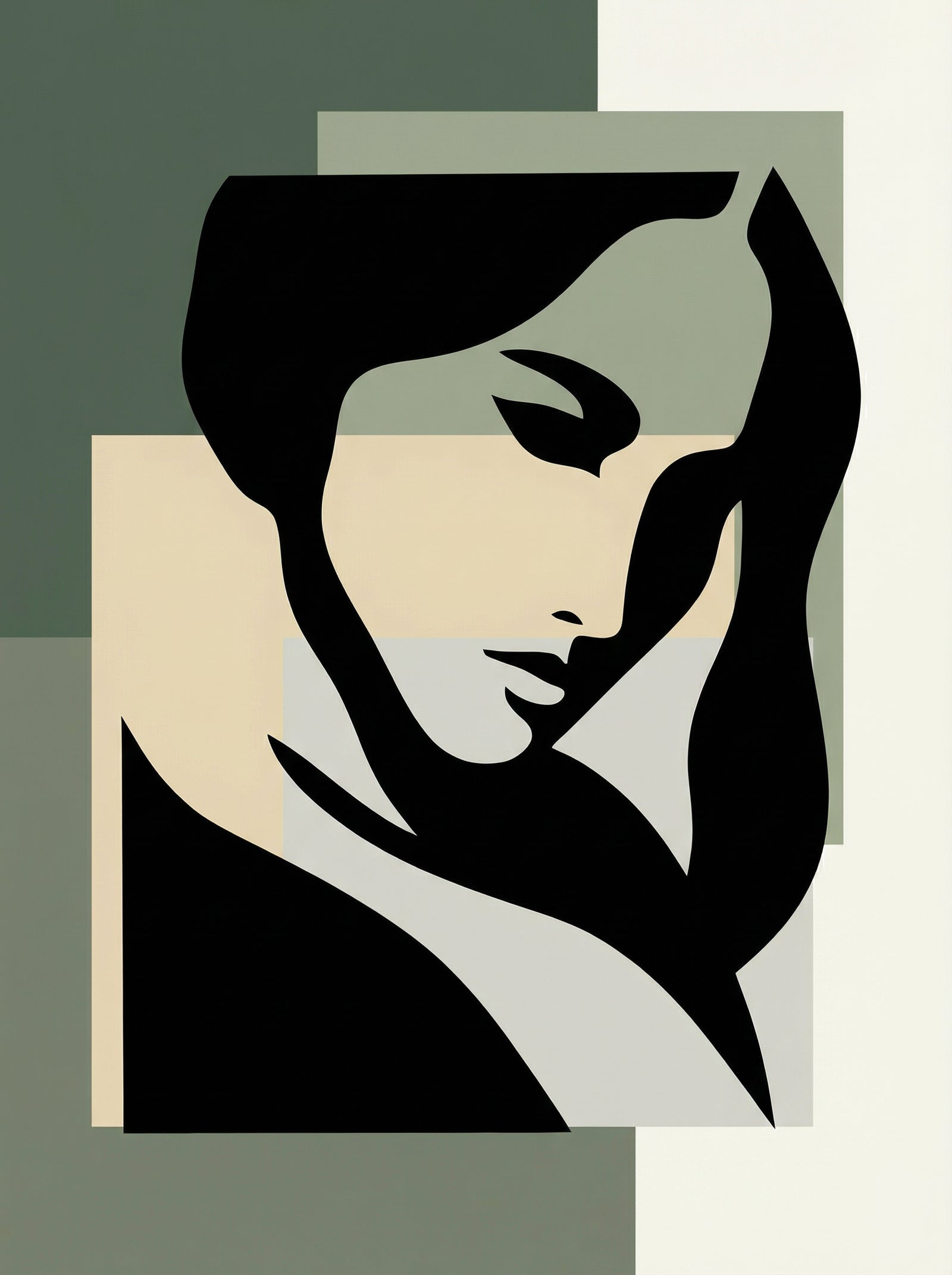 Poster in black frame