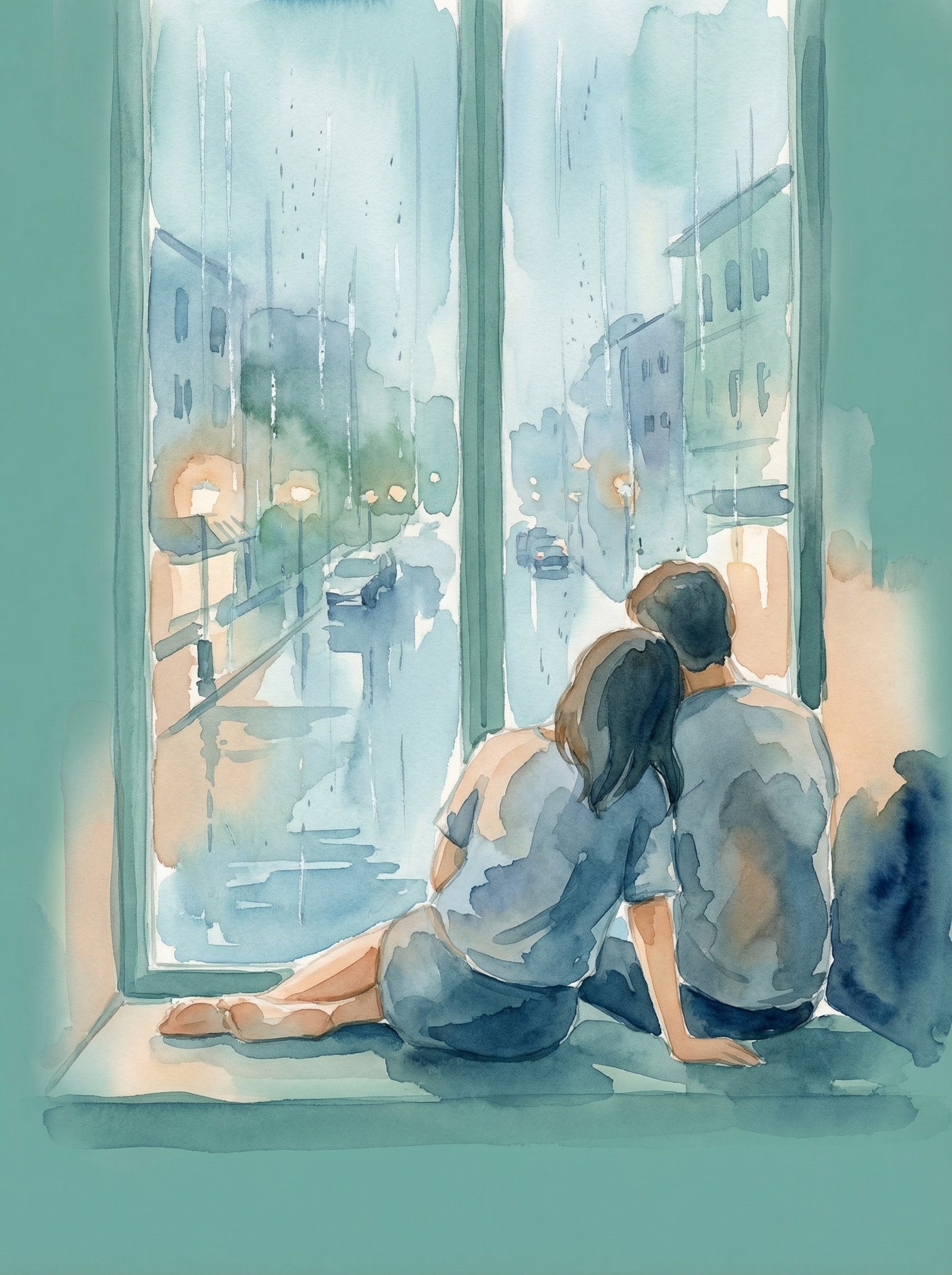 Poster in black frame