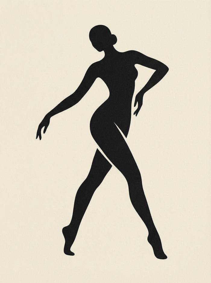 Poster in black frame