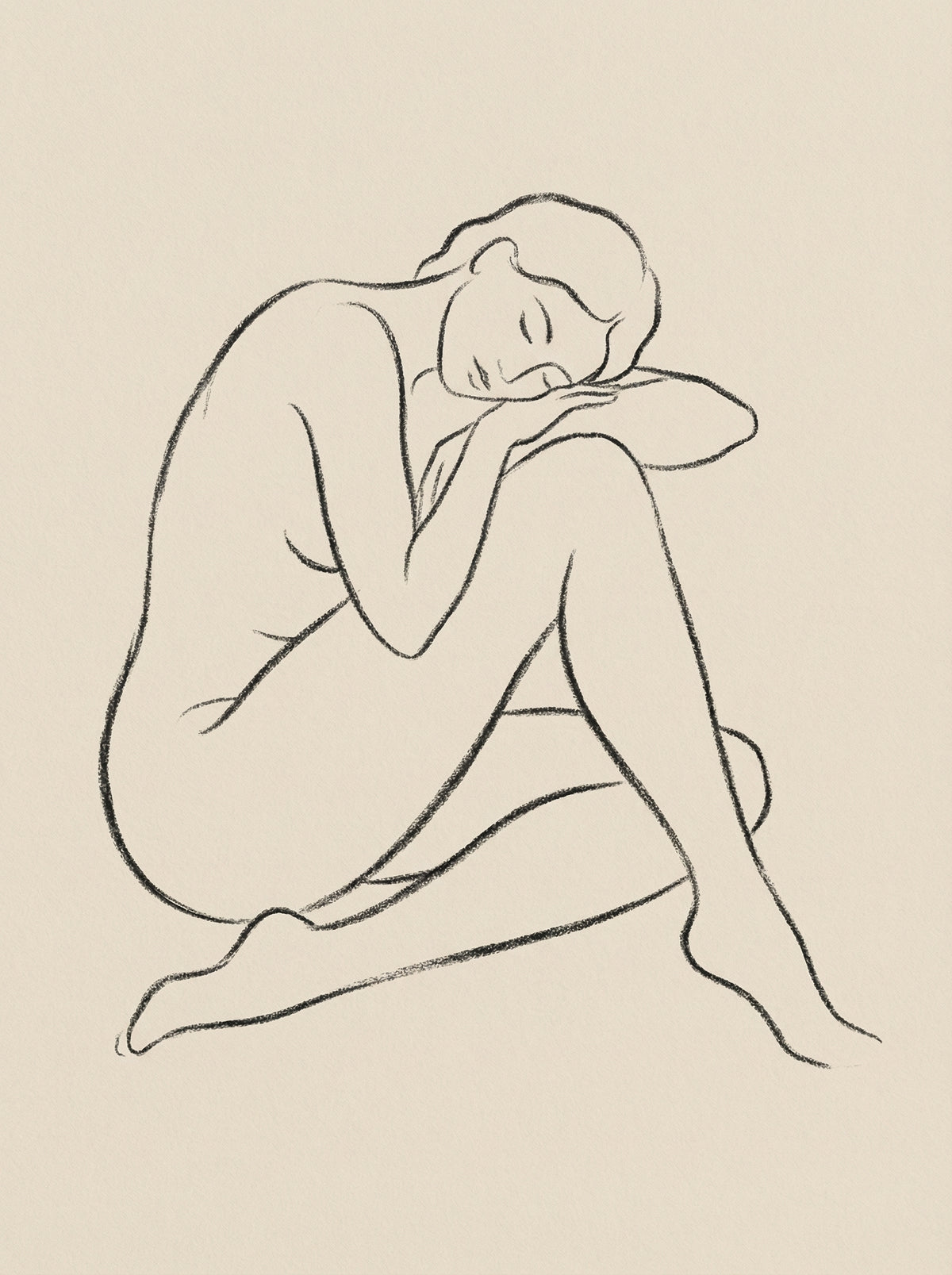 Poster in black frame