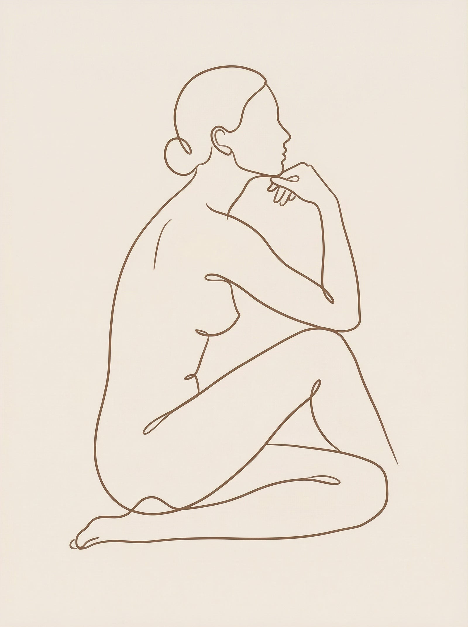 Poster in black frame