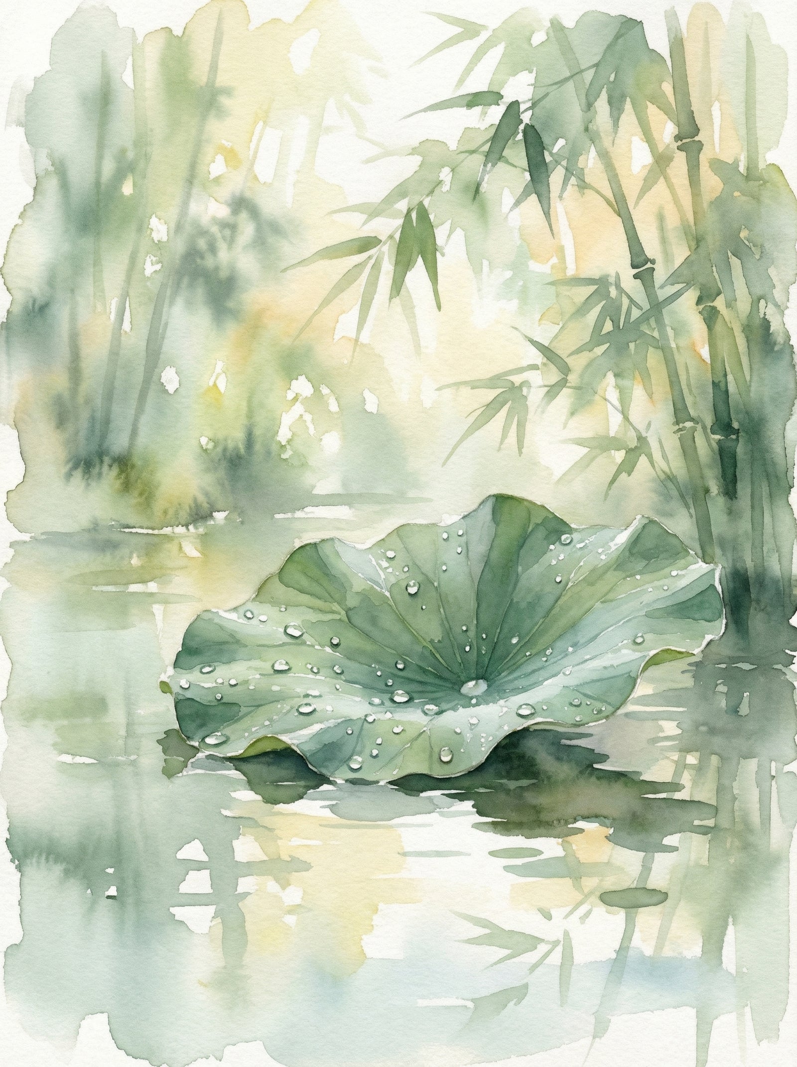 Poster in black frame