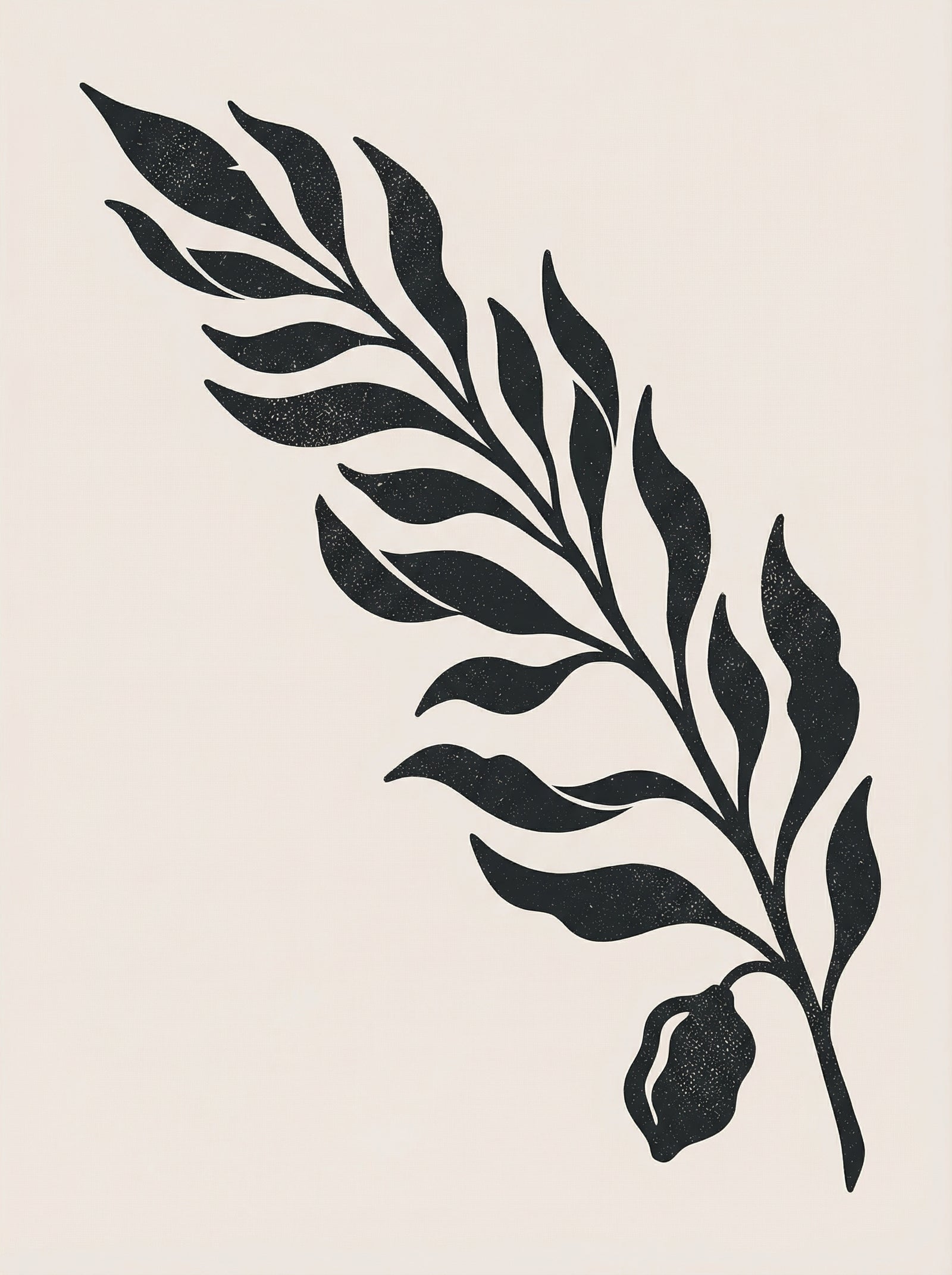 Poster in black frame