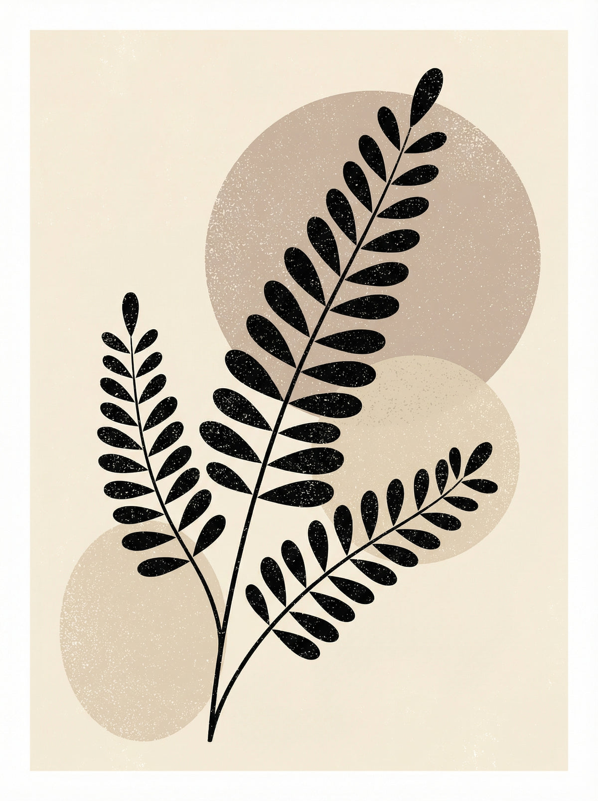 Poster in black frame
