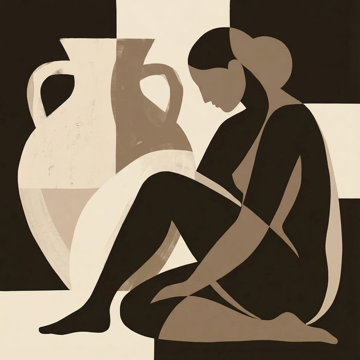 Poster in black frame