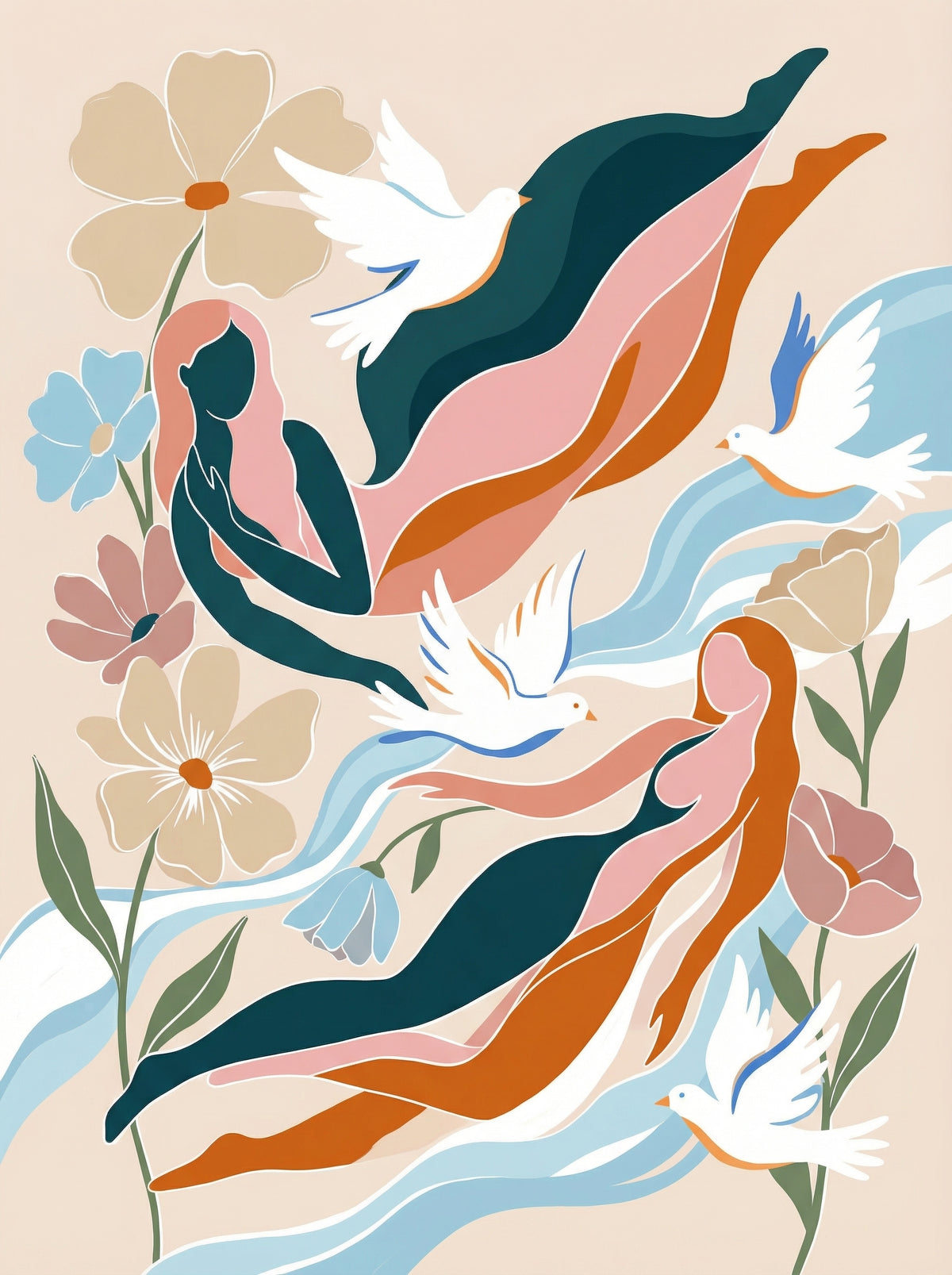 Poster in black frame