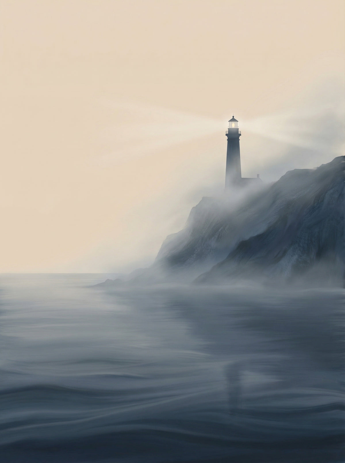 Poster in black frame