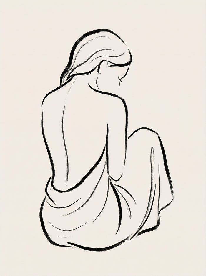 Poster in black frame