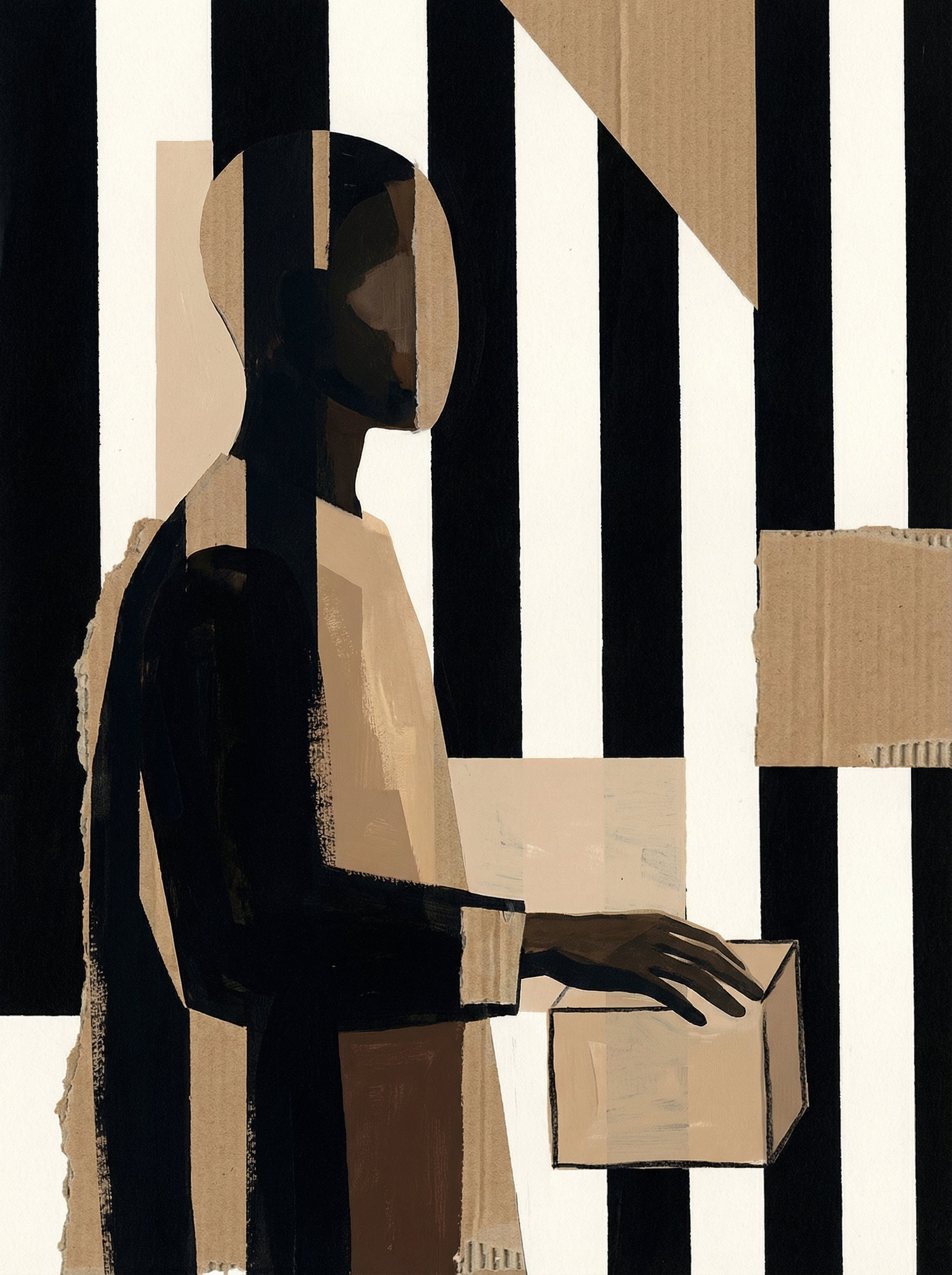 Poster in black frame