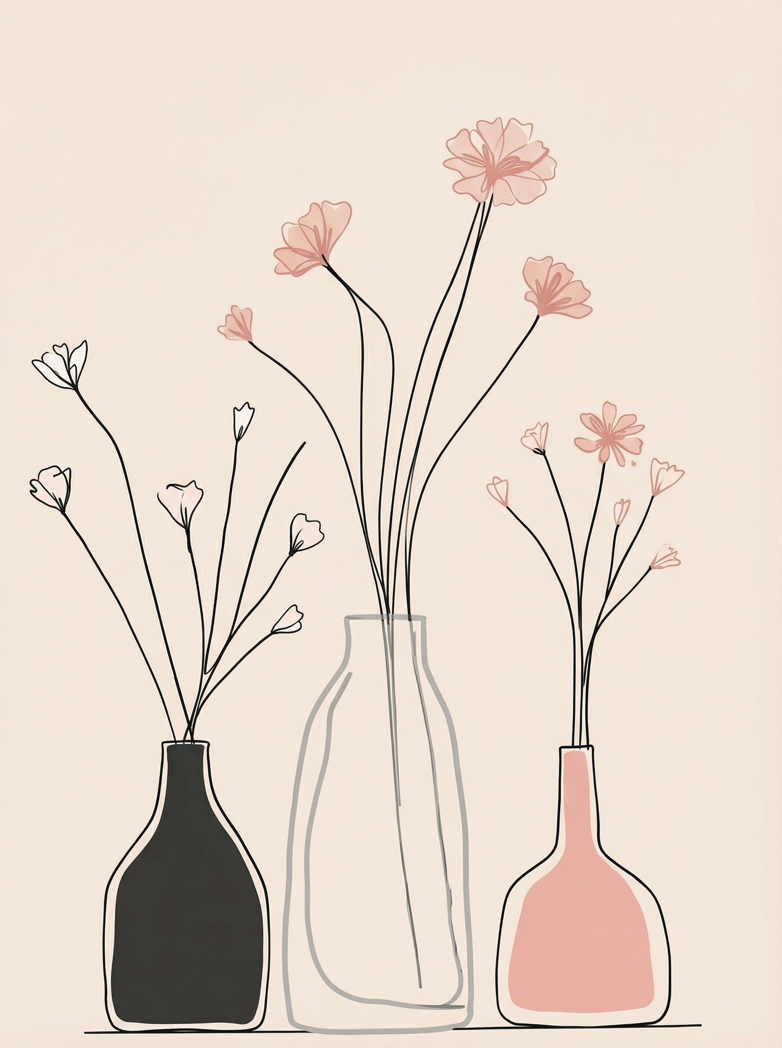 Poster in black frame