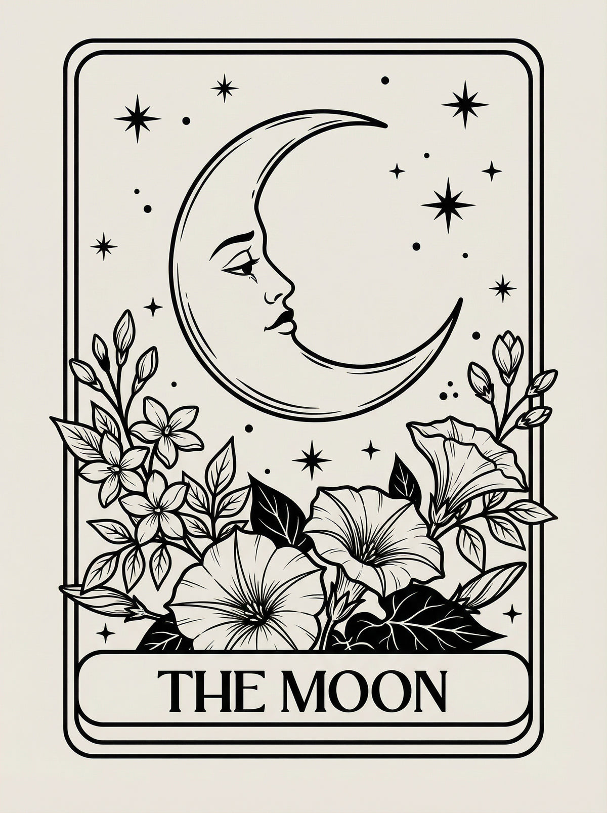 Poster in black frame