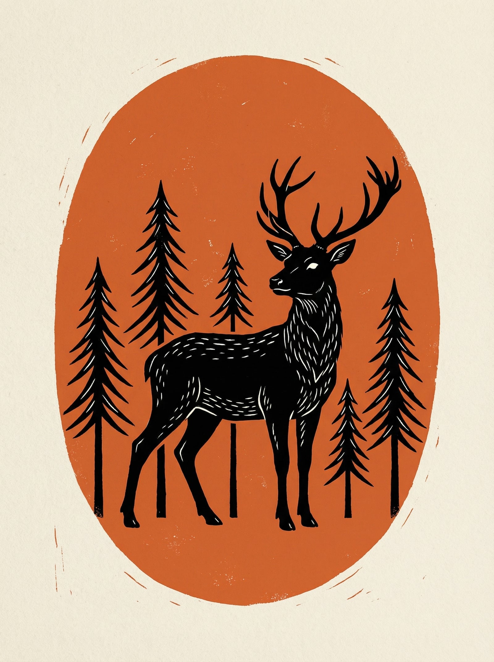 Poster in black frame