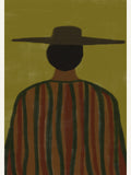Southwester Man with Hat Poster – plakat og kunsttryk