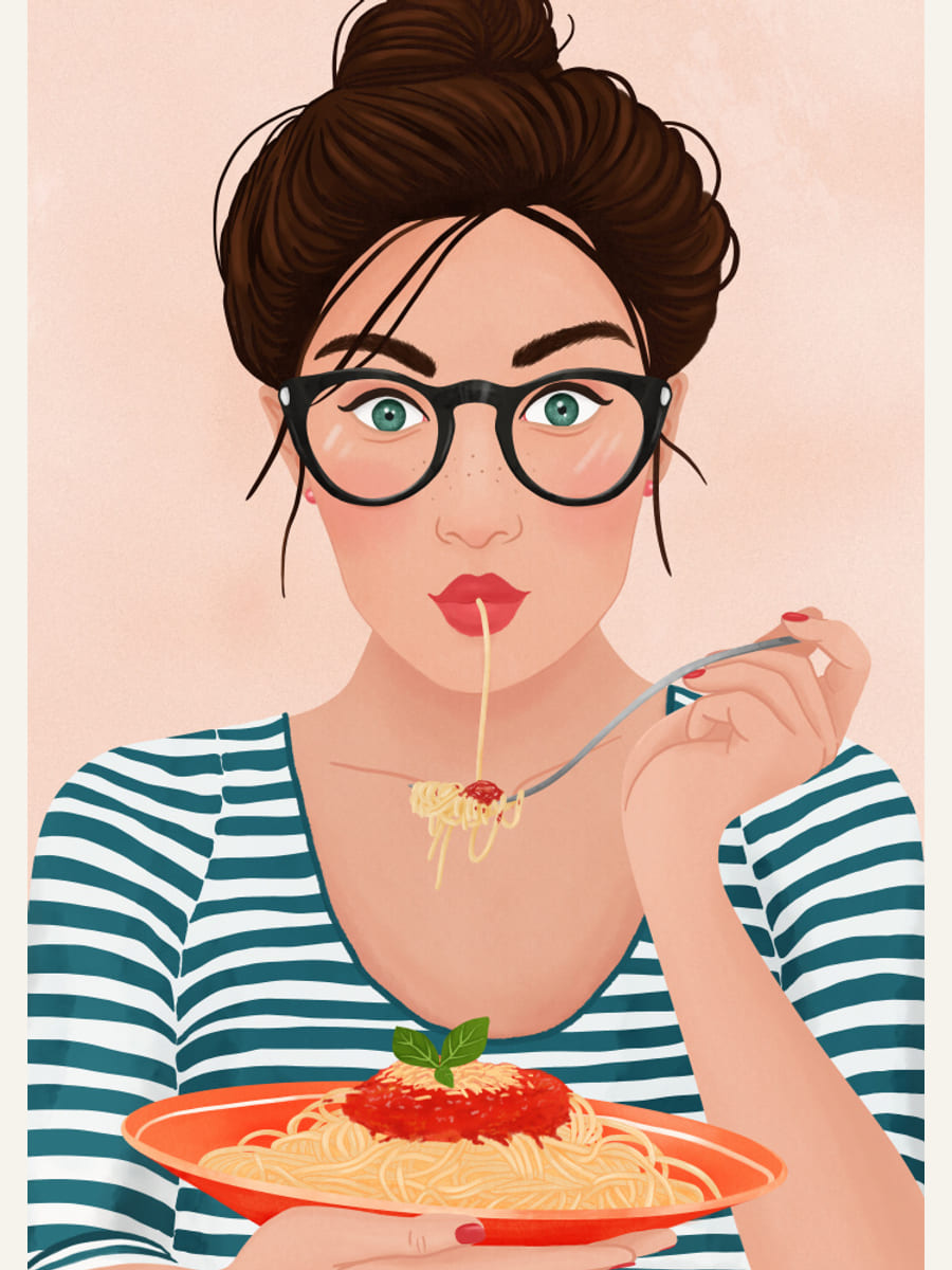 Plakat Spaghetti – plakat i druk artystyczny