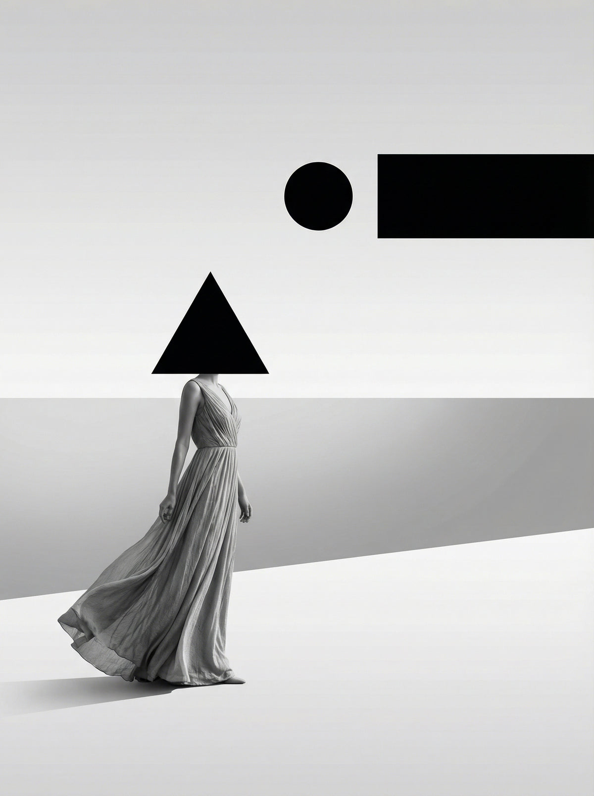 Poster in black frame