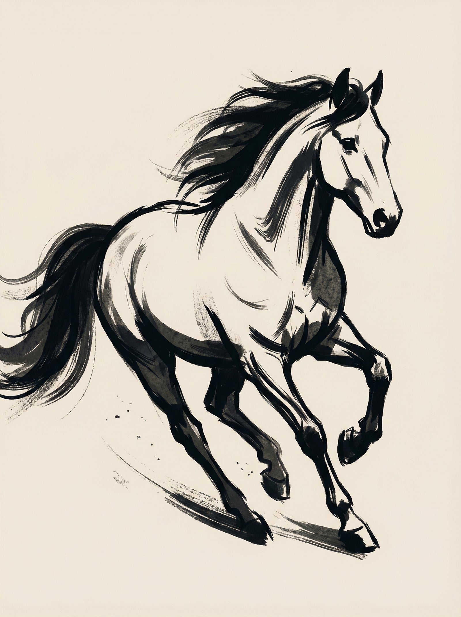 Poster in black frame