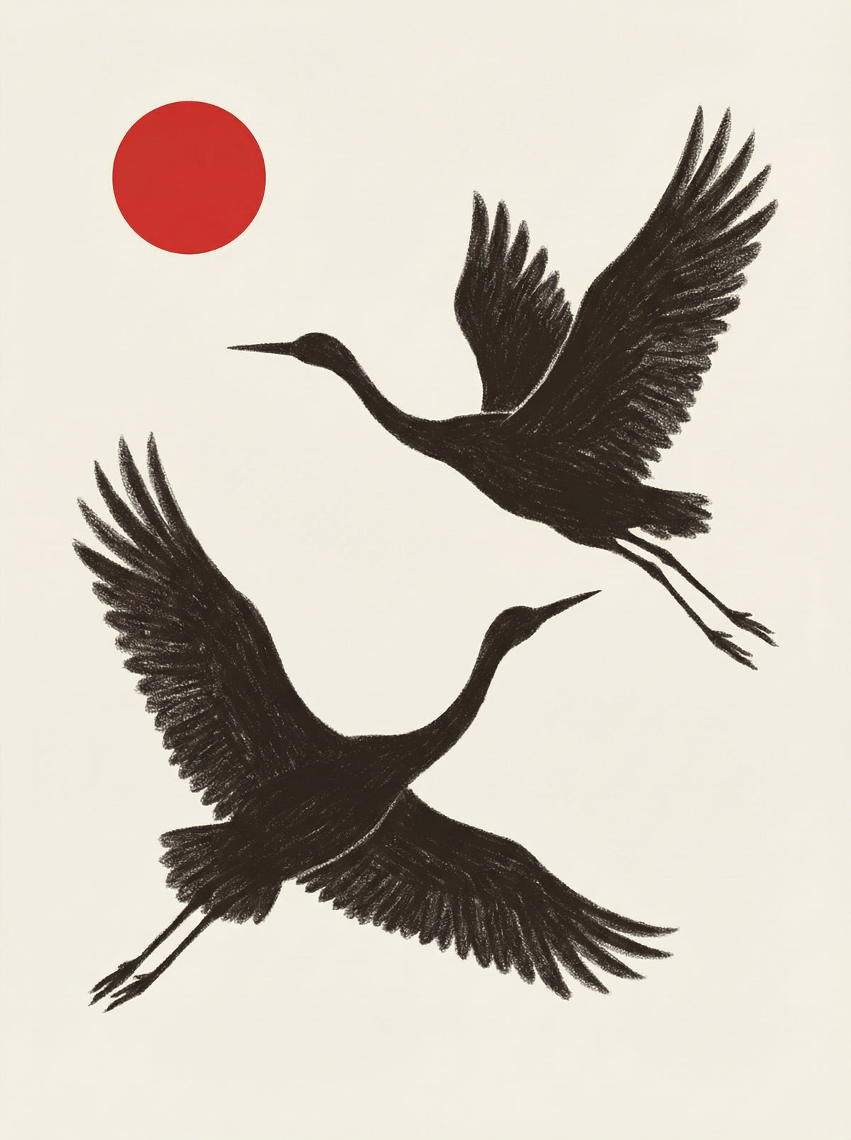 Poster in black frame