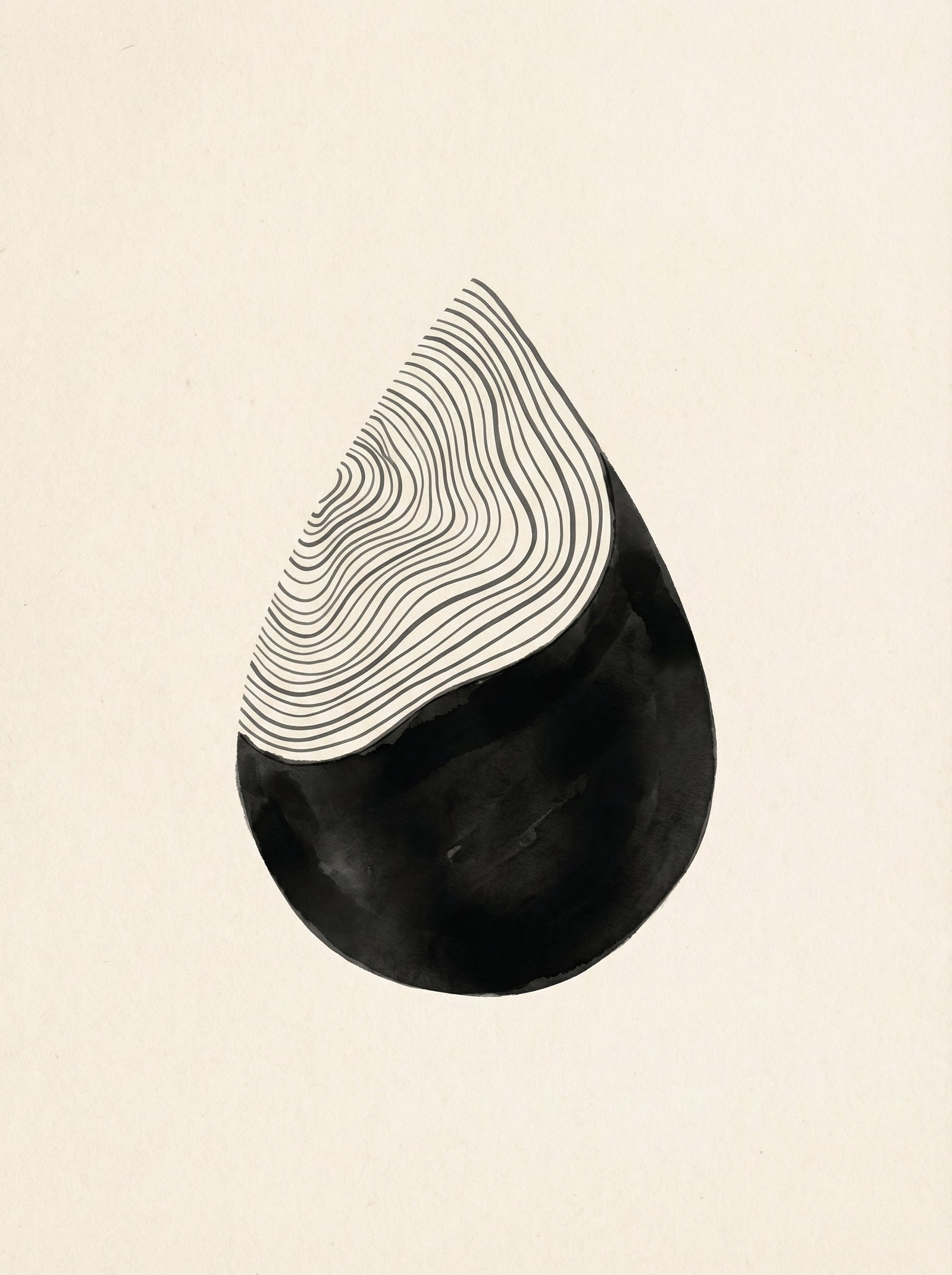 Poster in black frame