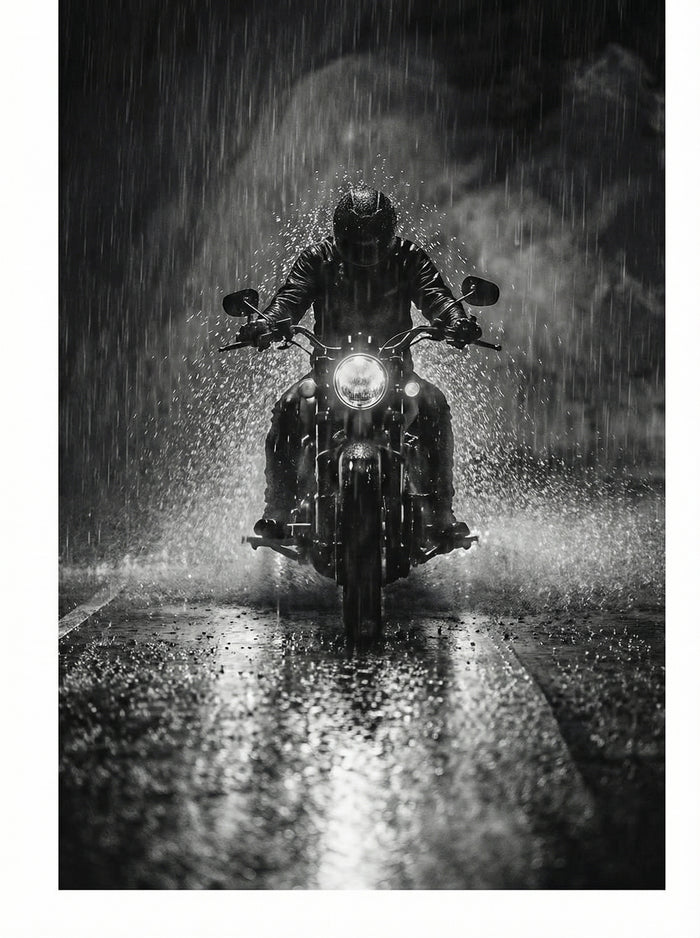 Poster in black frame