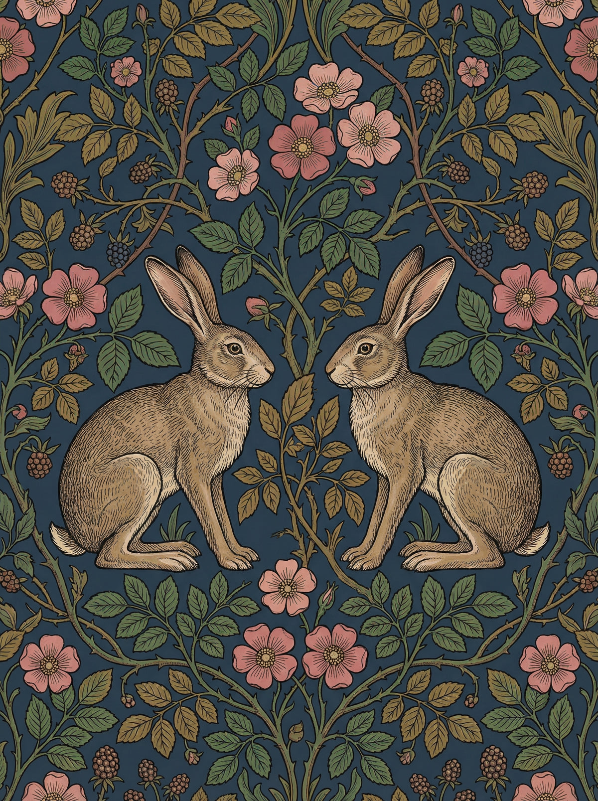 Poster in black frame