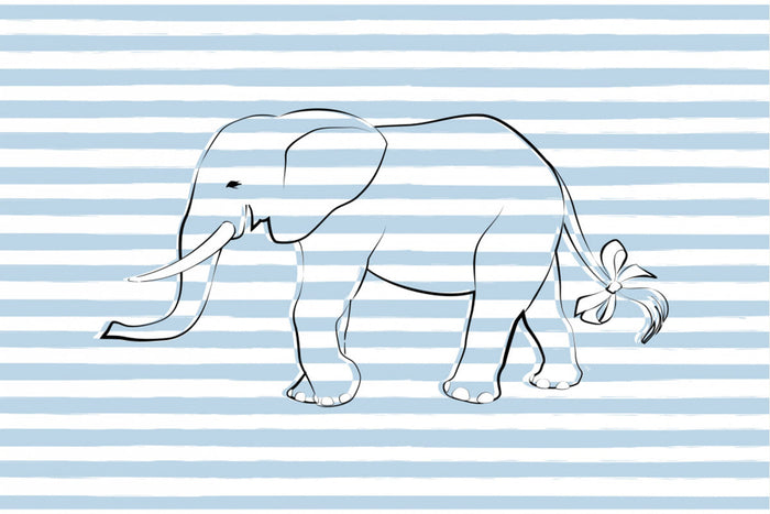 Poster Stripe Elephant – poster e stampa artistica