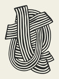 Poster Striped Abstract In Black – poster e stampa artistica