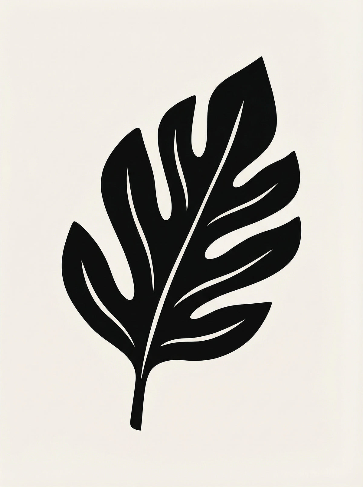 Poster in black frame