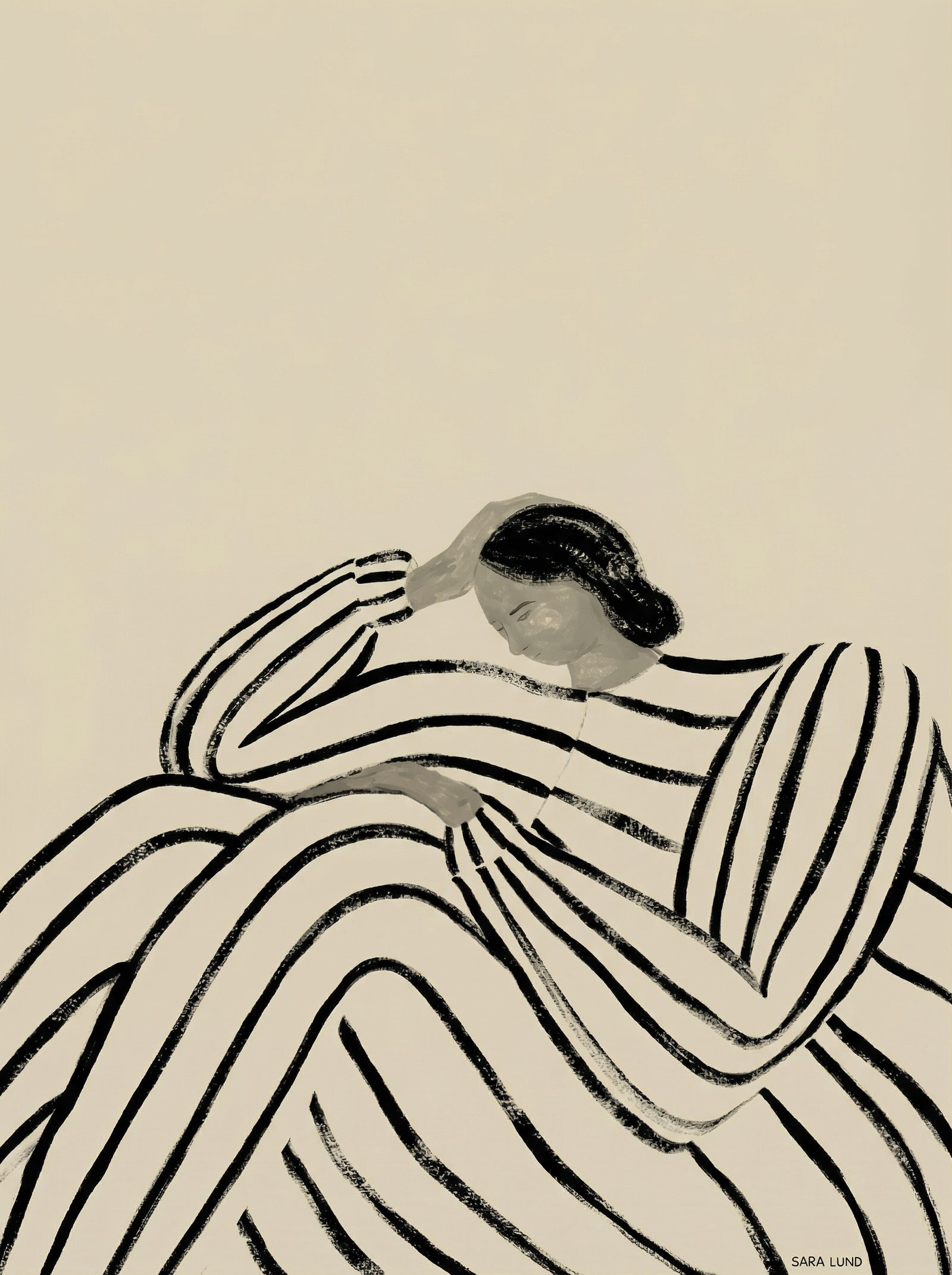 Poster in black frame