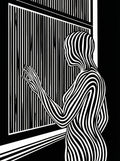 Poster in black frame