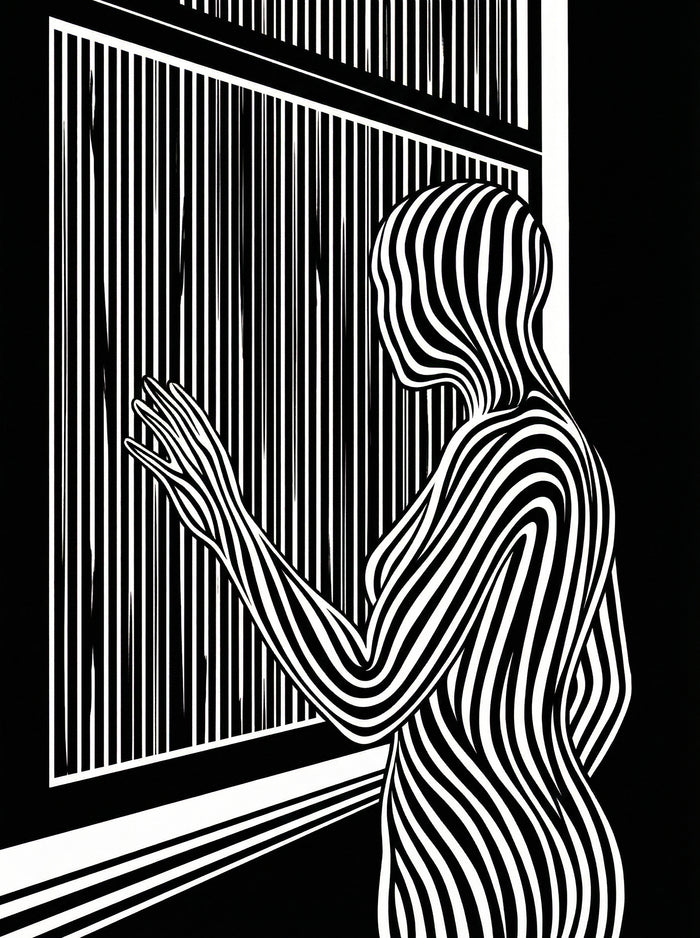 Poster in black frame