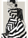 Póster Striped Dress – póster e impresión artística