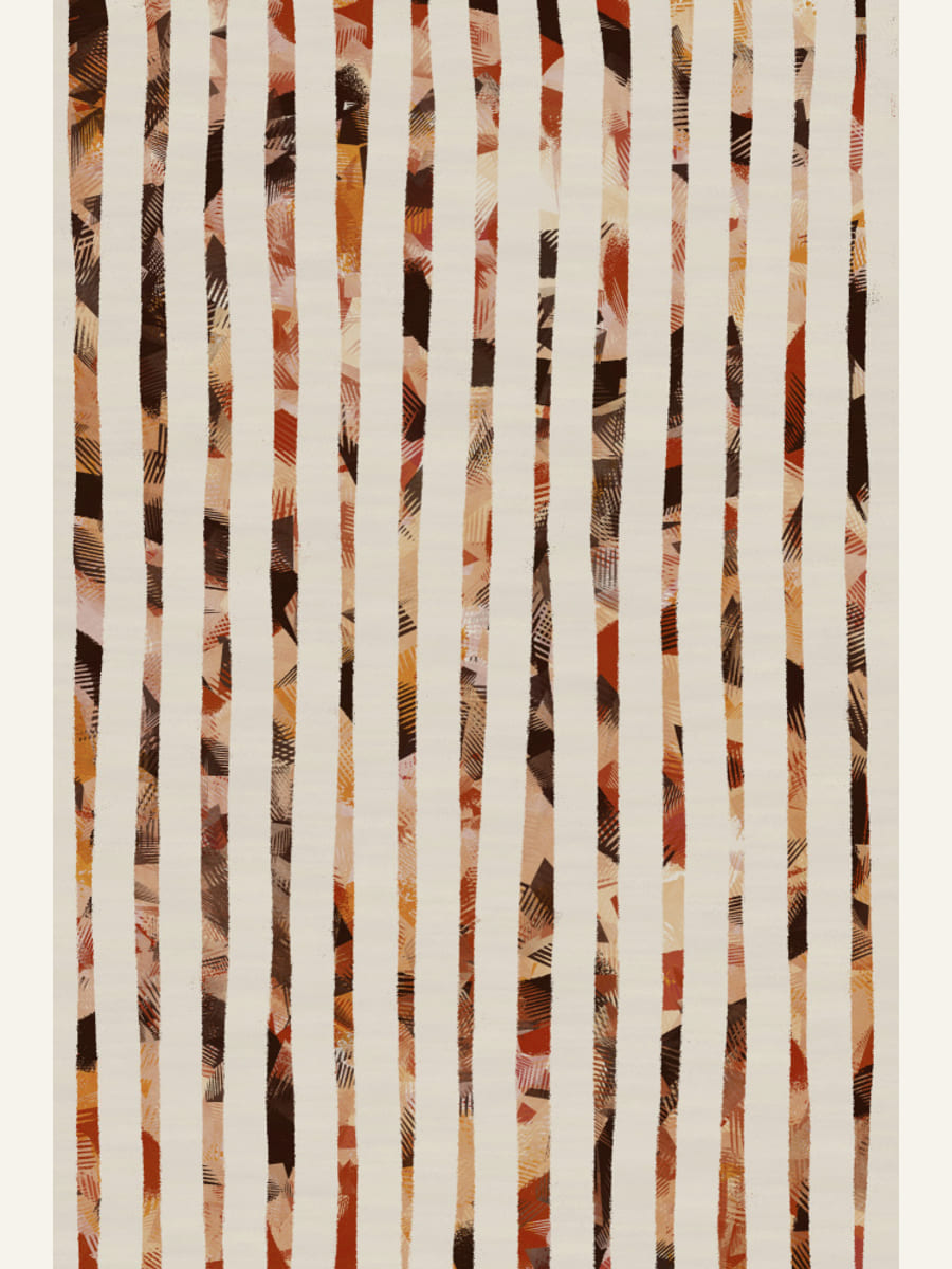 Striped Serenity Poster – poster and art print