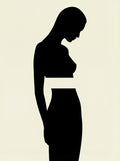 Poster in black frame