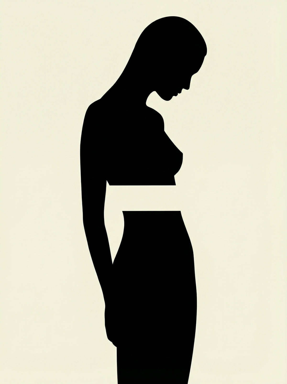 Poster in black frame