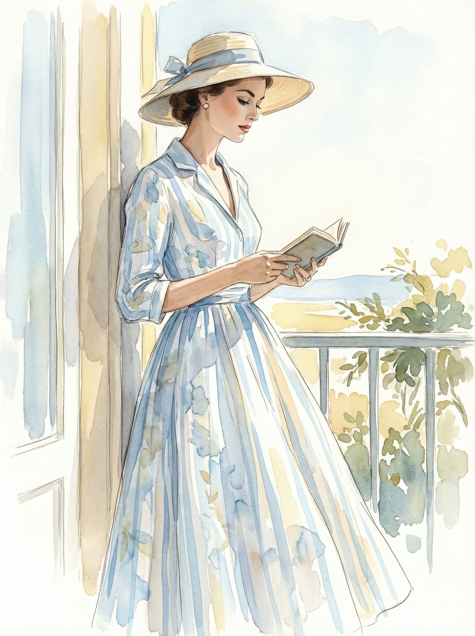 Poster in black frame