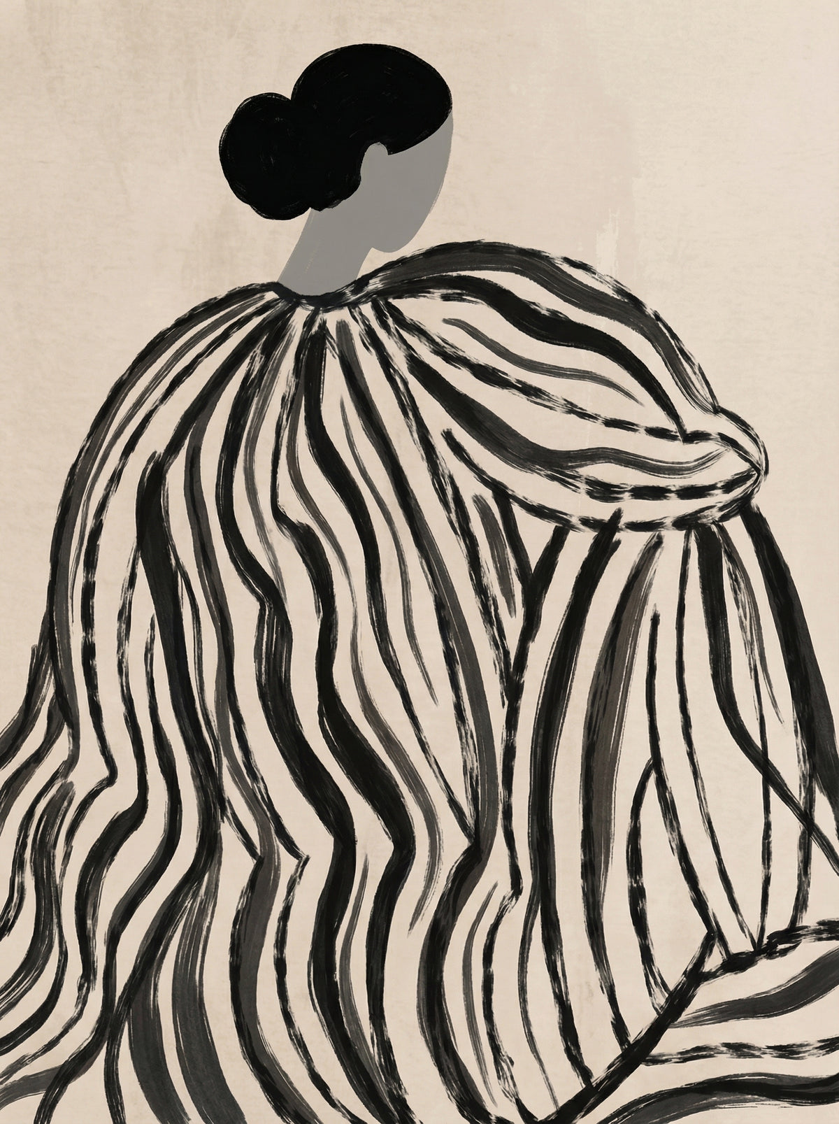 Poster in black frame